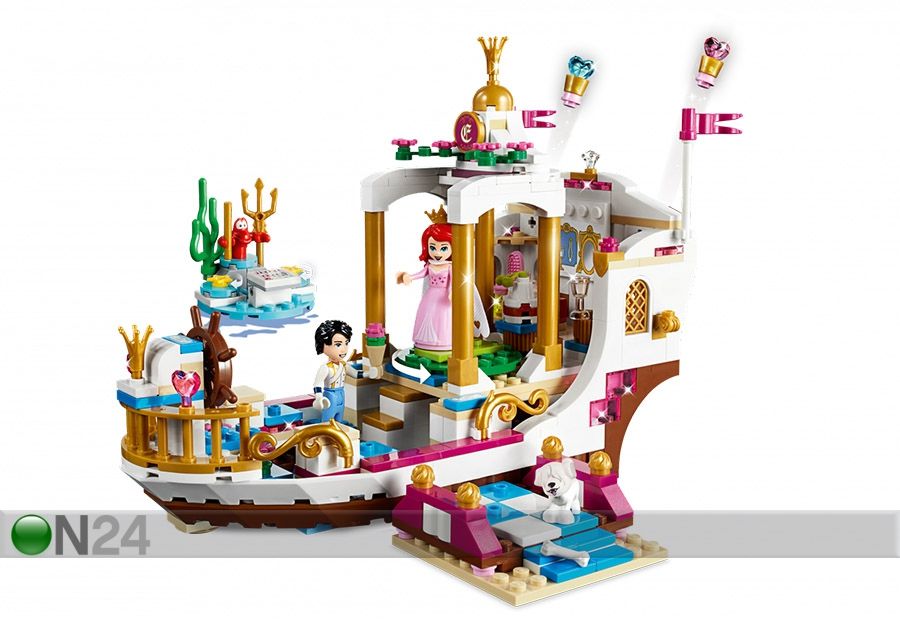 Arieli kuninglik pidustuste laev LEGO Disney suurendatud