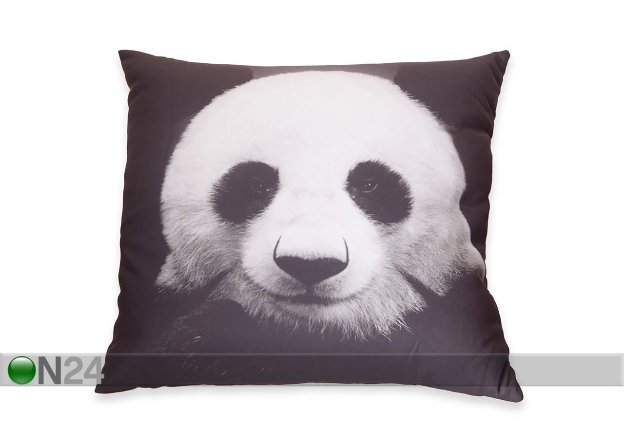 Dekoratiivpadi Panda 38x38 cm suurendatud