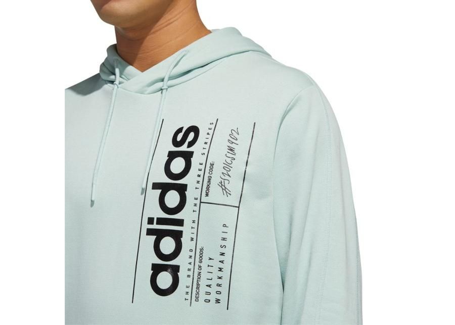 Dressipluus meestele Adidas Brilliant Basics Hooded M FM6101 suurendatud