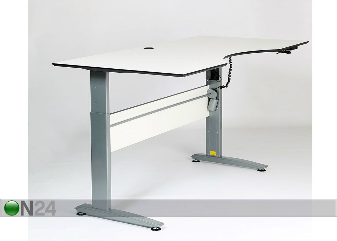 Elektriliselt reguleeritava kõrgusega laud 180x80 cm suurendatud