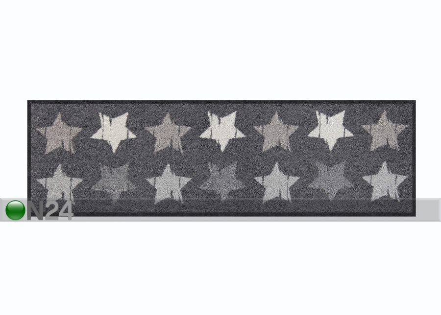 Esikumatt Wood Stars grey 30x100 cm suurendatud