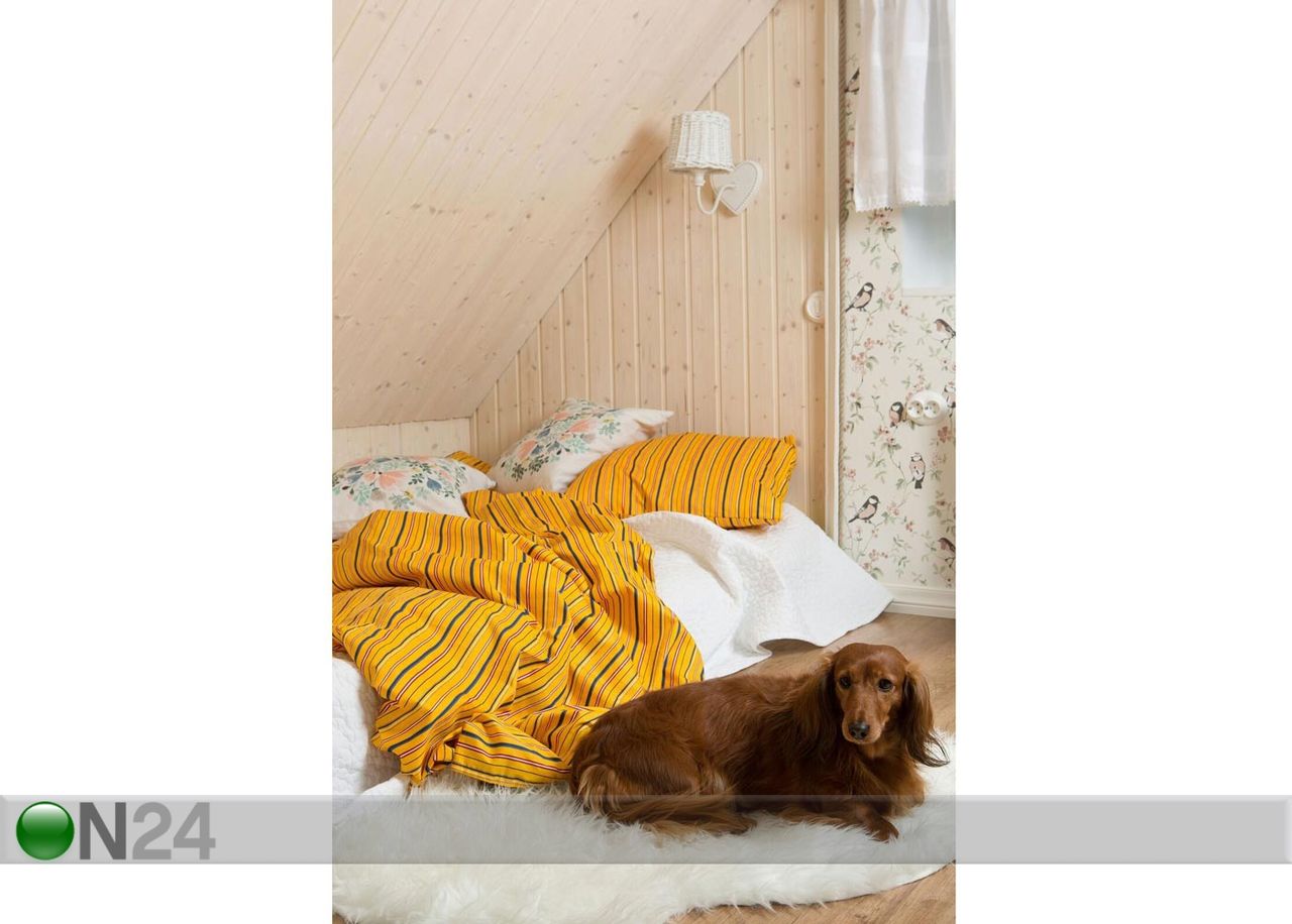 Etno voodipesukomplekt Muhu 150x210 cm suurendatud