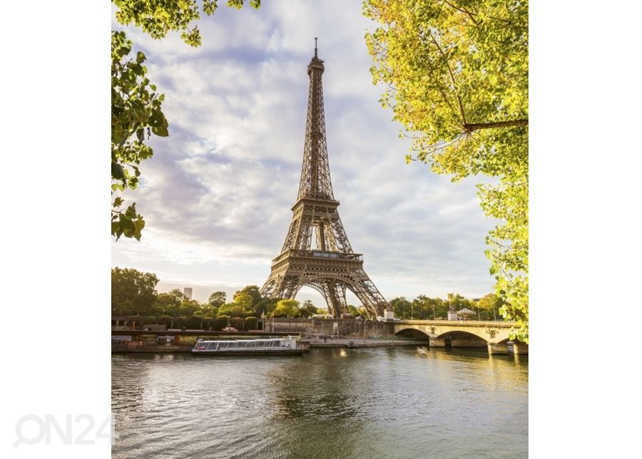 Fliis fototapeet Seine in paris 150x250 cm suurendatud