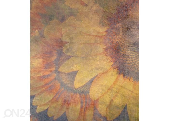 Fliis fototapeet Sunflower Abstract 150x250 cm suurendatud