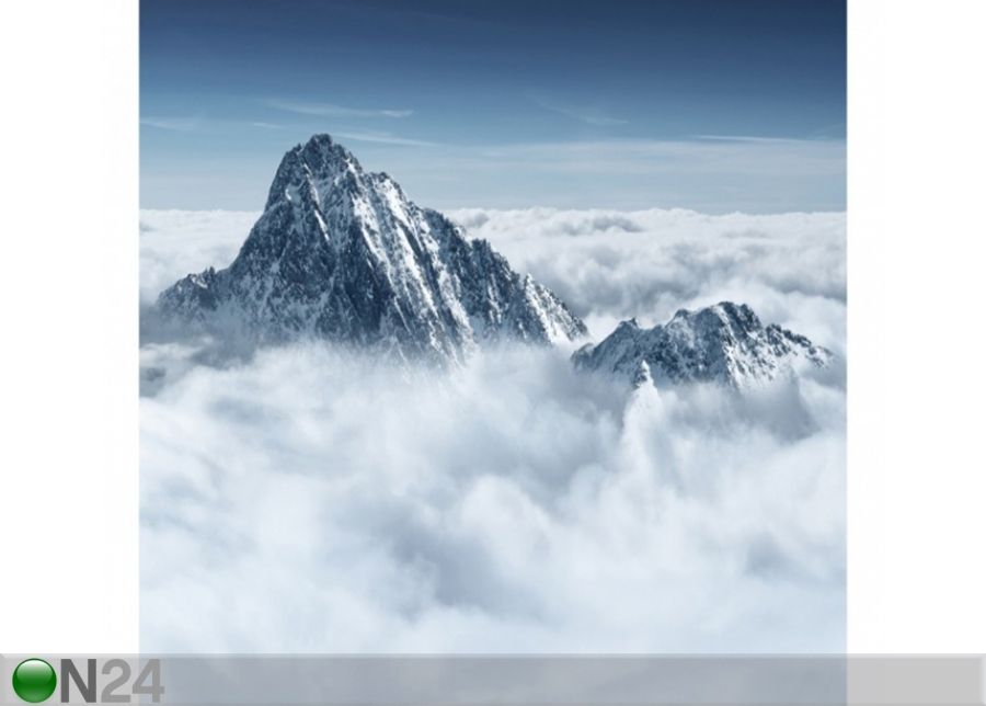 Fliis fototapeet The Alps above the clouds suurendatud