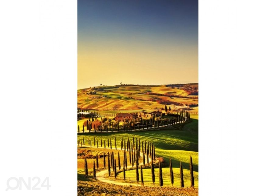 Fliis fototapeet Tuscany 150x250 cm suurendatud