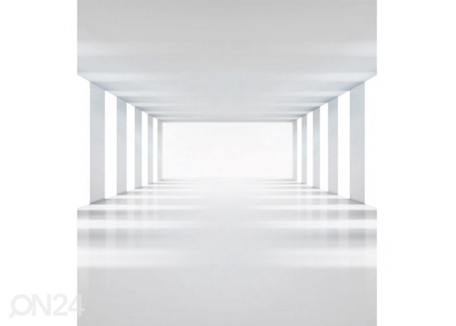 Fliis fototapeet White corridor 225x250 cm suurendatud
