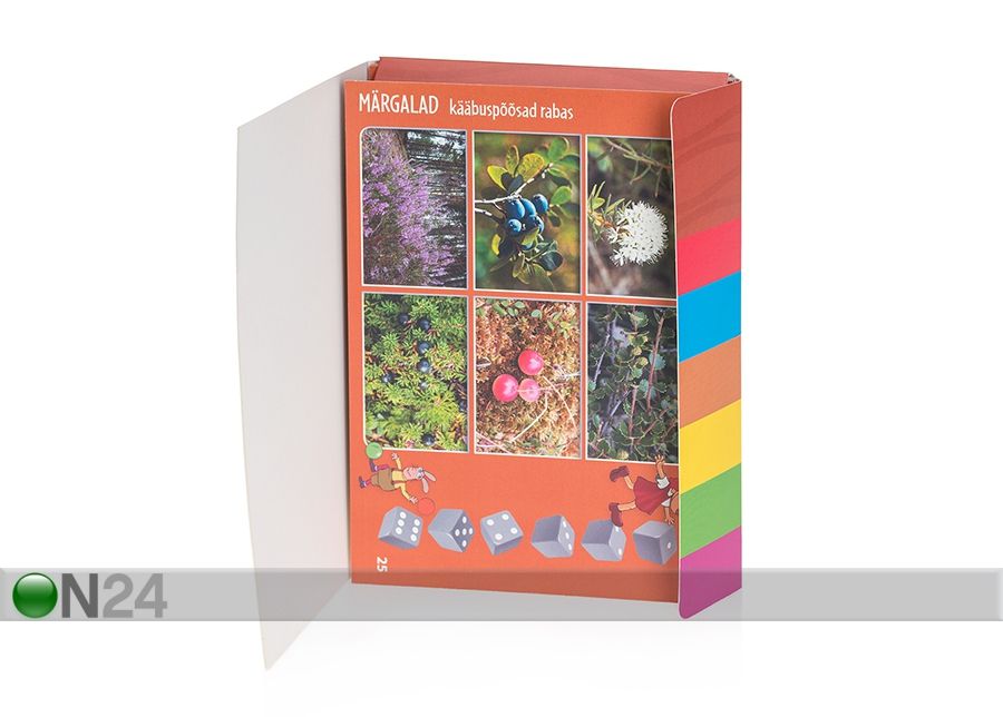 Helindatud mängukaardid Lotte loodusmäng: märgalad suurendatud