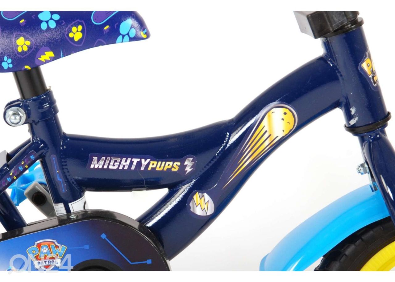 Jalgratas Käpapatrull Mighty Pups 10" lükkesangaga suurendatud