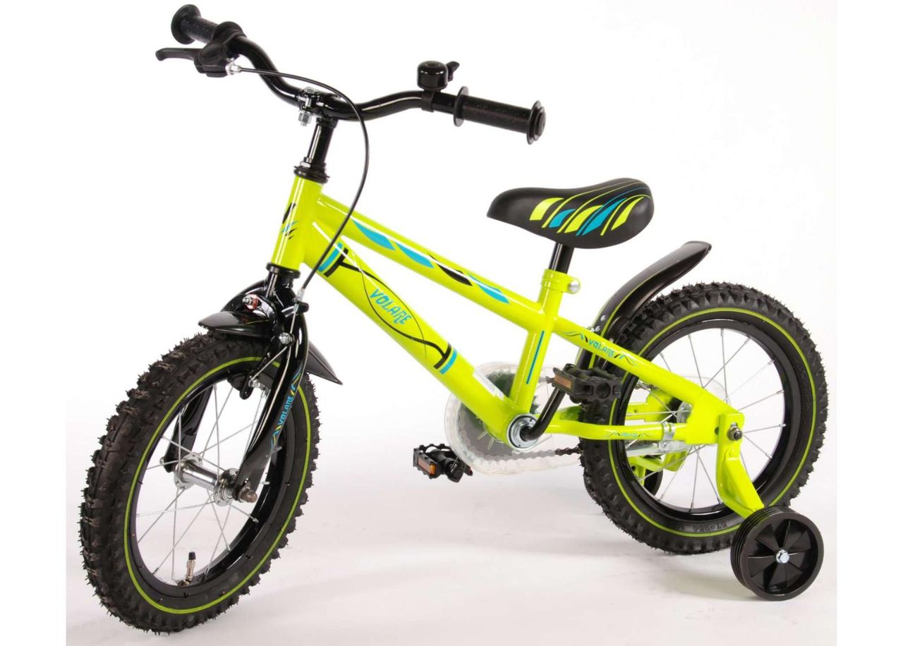 Jalgratas lastele Electric roheline 14 tolli Volare suurendatud