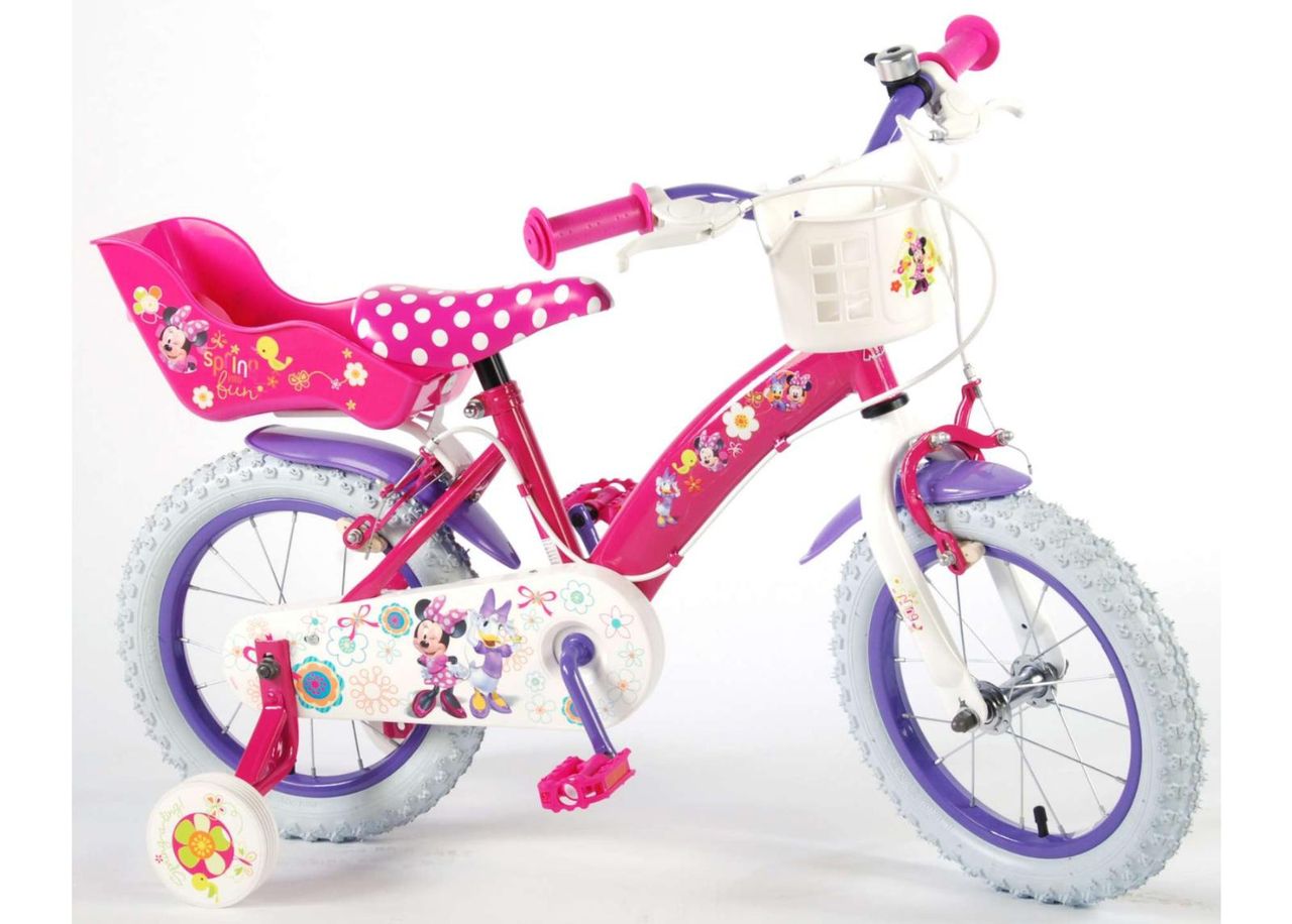Jalgratas tüdrukutele Disney Minnie Bow-Tique 14 tolli suurendatud