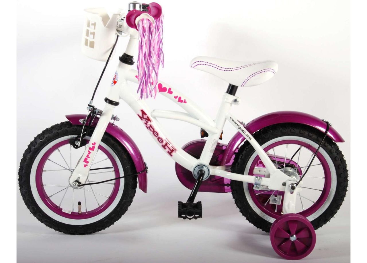 Jalgratas tüdrukutele Heart Cruiser 12 tolli Yipeeh suurendatud
