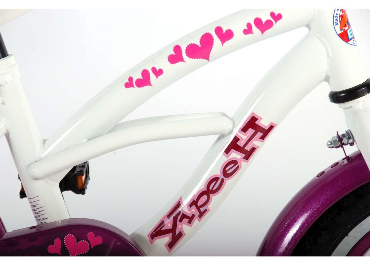 Jalgratas tüdrukutele Heart Cruiser 12 tolli Yipeeh suurendatud