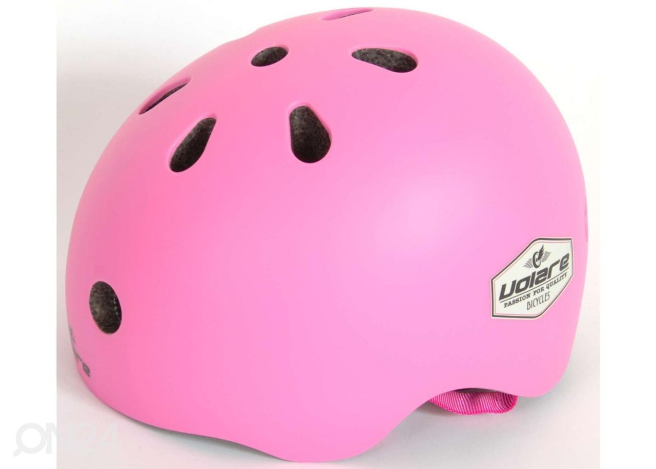 Jalgratta kiiver lastele roosa 51-55 cm suurendatud