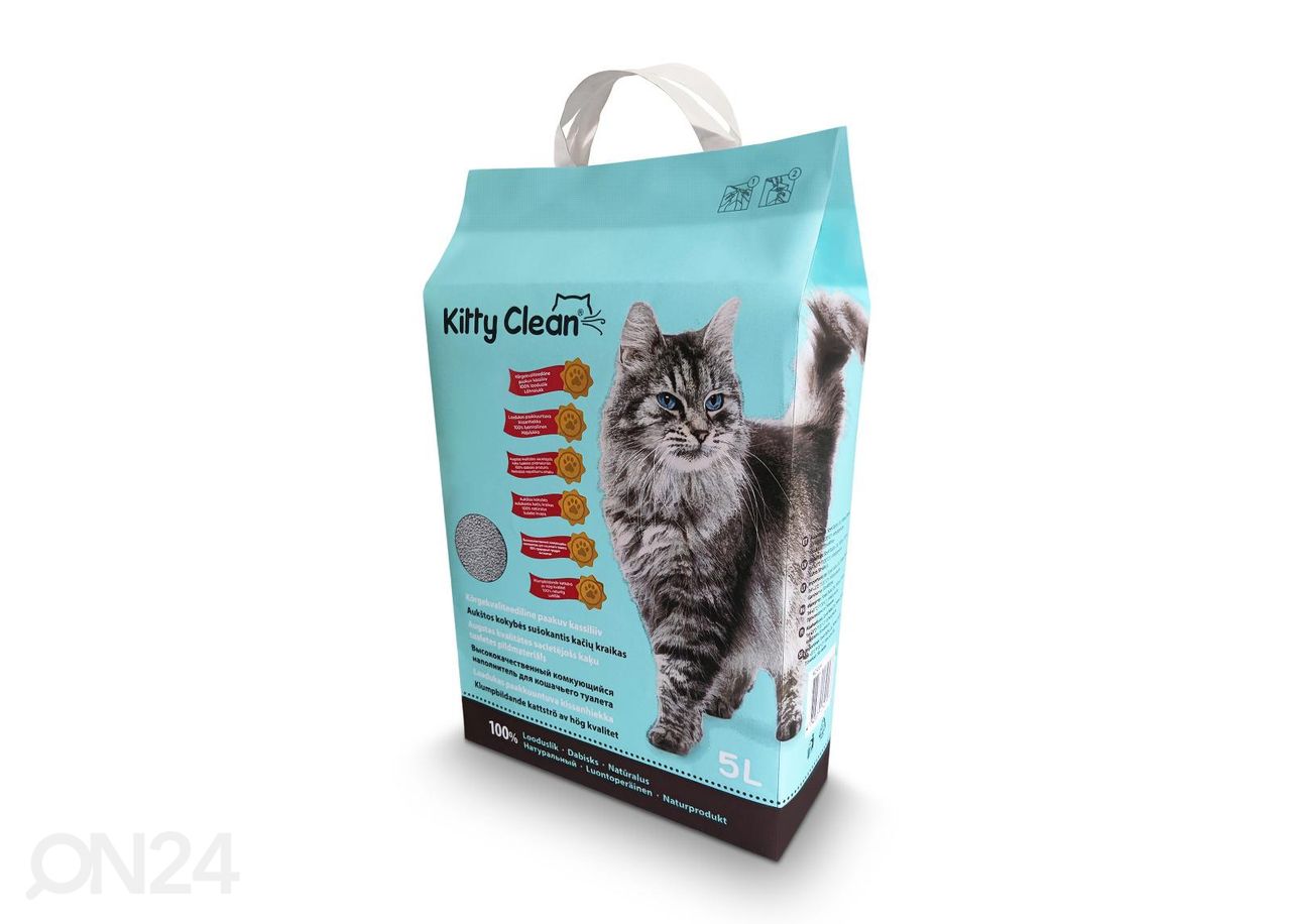 Kitty Clean paakuv saviliiv 5L 2tk suurendatud