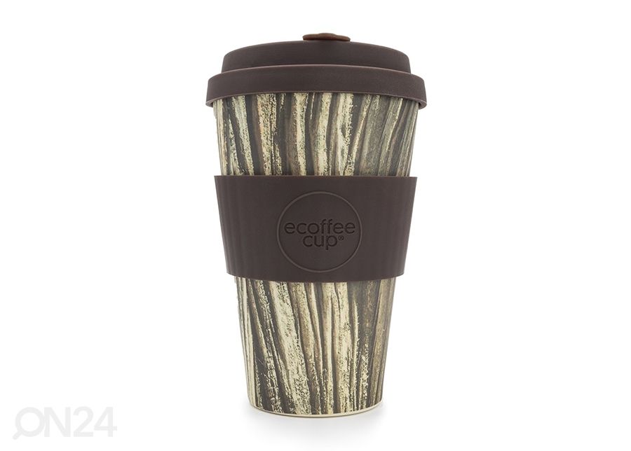 Kohvitops Ecoffee Cup Stein und Holz 400 ml suurendatud