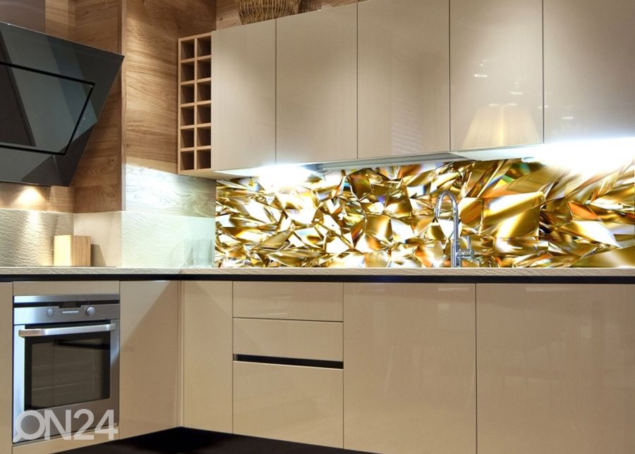 Köögi tagasein Golden Crystal 180x60 cm suurendatud
