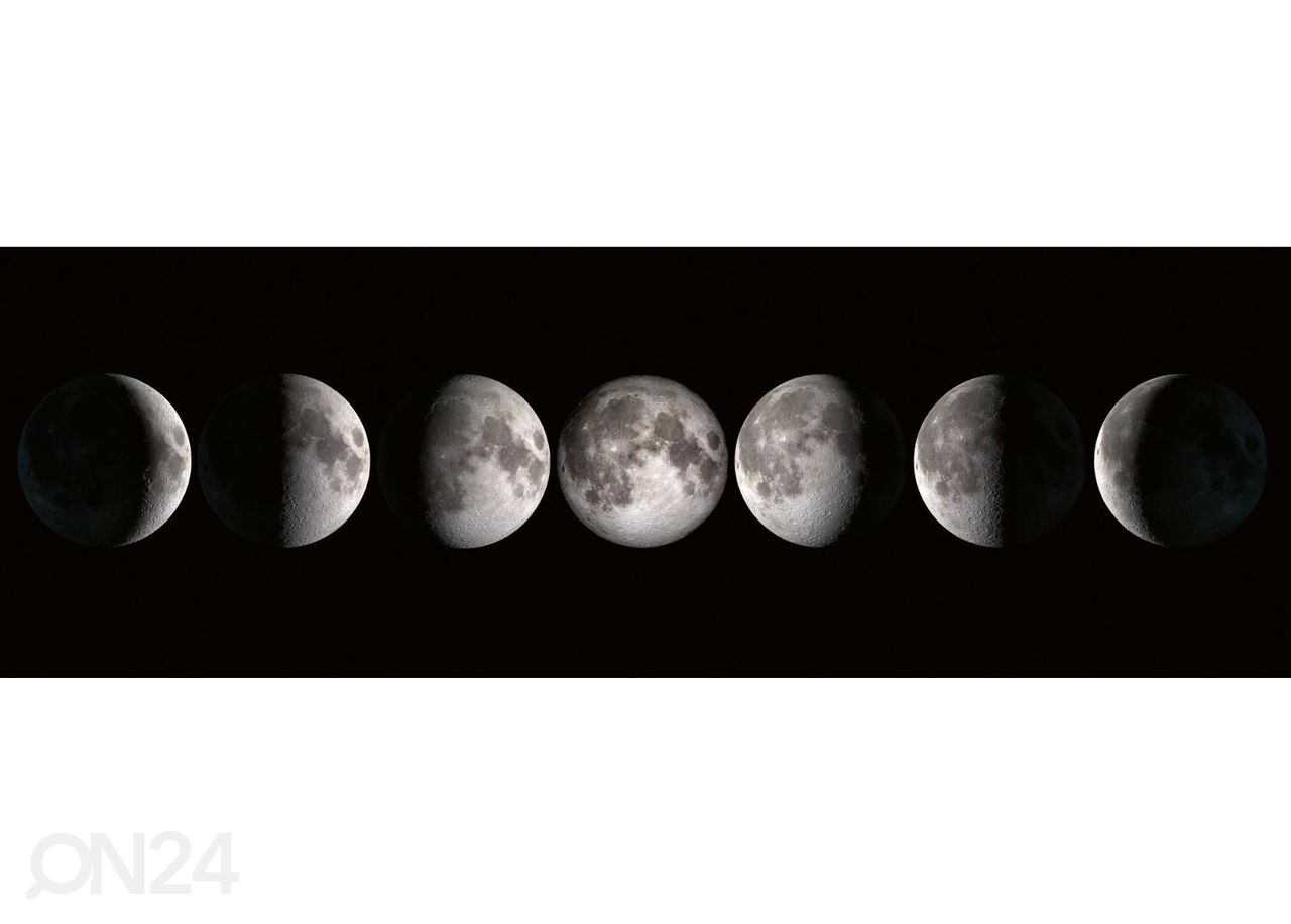 Köögi tagasein Moon phases 180x60 cm suurendatud
