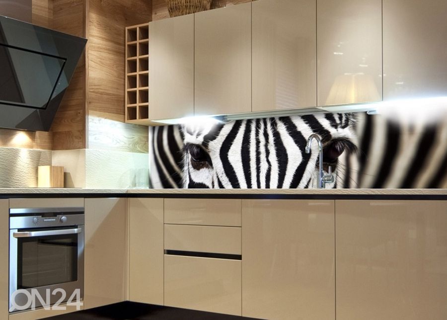 Köögi tagasein Zebra 180x60 cm suurendatud