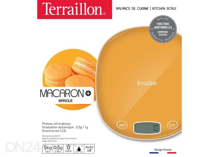Köögikaal Terraillon Macaron+Mangue suurendatud