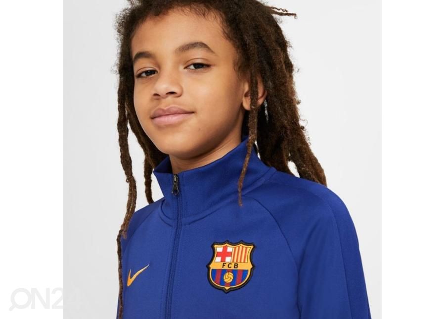 Laste dressipluus Nike FC Barcelona Anthem Soccer Jacket suurendatud