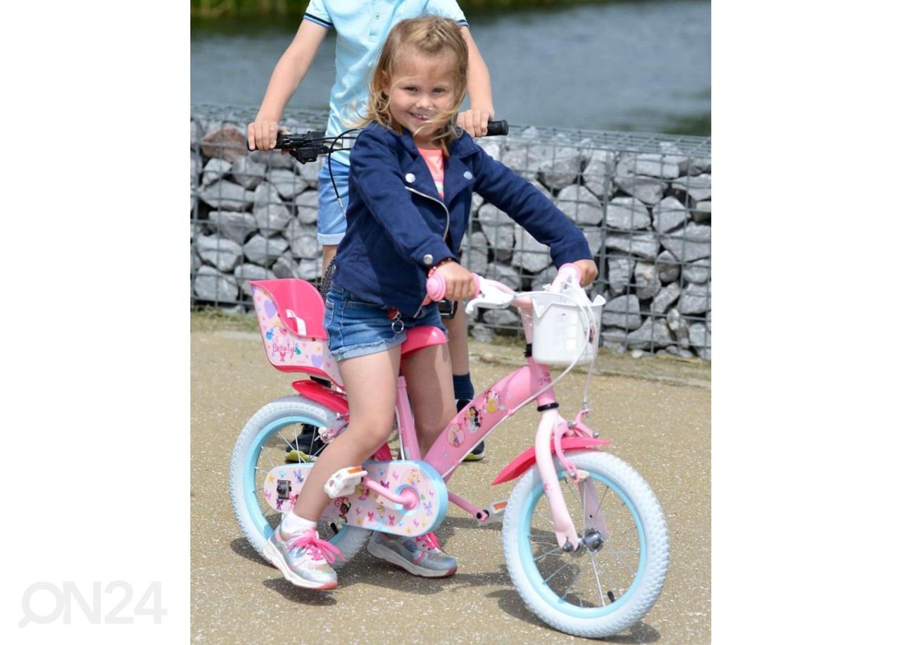 Laste jalgratas 12 tolli Disney Princess 2 käsipidurit suurendatud