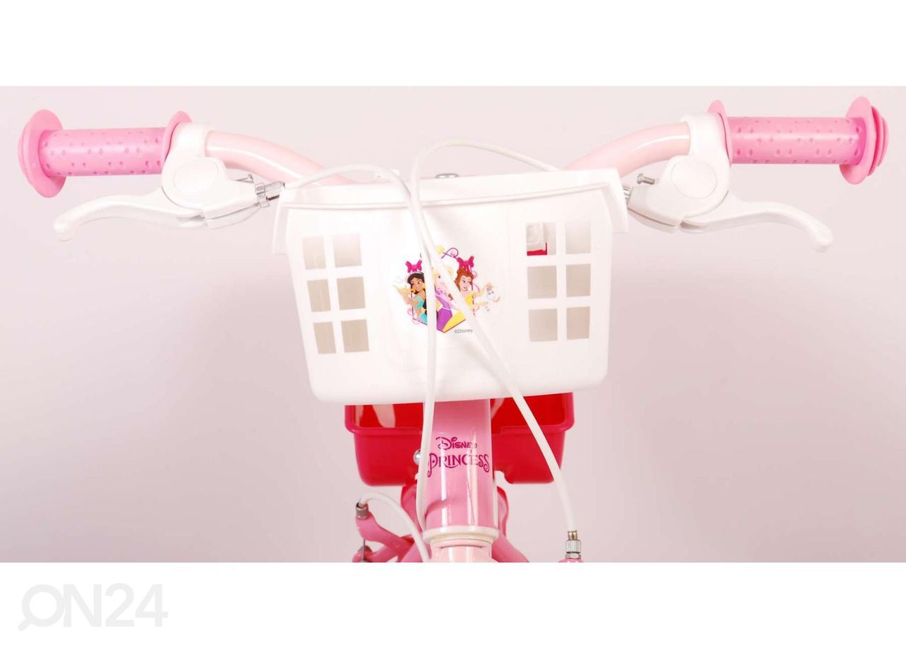 Laste jalgratas 12 tolli Disney Princess 2 käsipidurit suurendatud