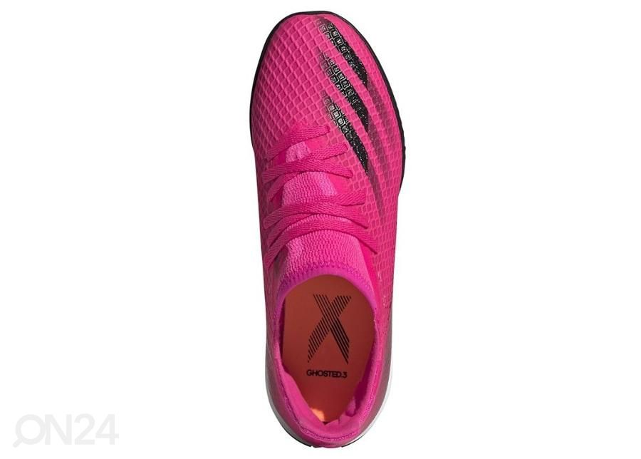 Laste muru/kunstmuru jalgpallijalatsid Adidas X Ghosted.3 TF suurendatud