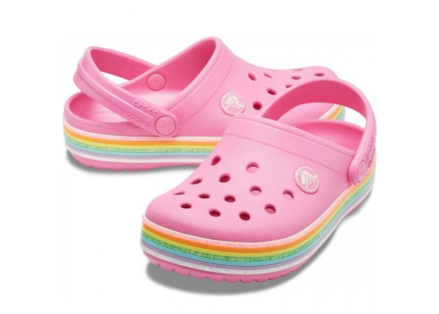 Laste plätud Crocs Crocband Rainbow Glitter Clg Jr suurendatud