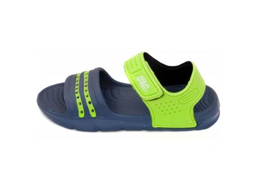 Laste sandaalid Aqua-speed Noli tumesinine/roheline suurendatud