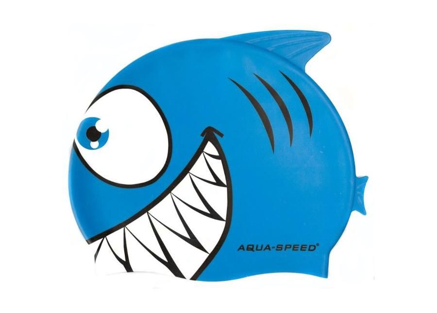Laste ujumismüts koos prillidega Aqua-Speed Set Fish Junior 1148 suurendatud