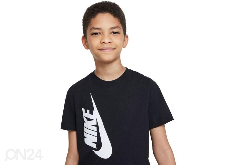 Laste vabaajasärk Nike Nsw Tee Amplify Fa21 Jr DJ6612 010 suurendatud
