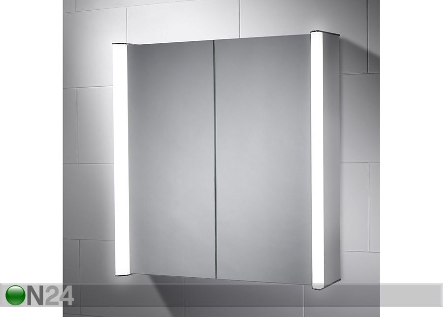 LED peegelkapp Aspen 70x70 cm suurendatud