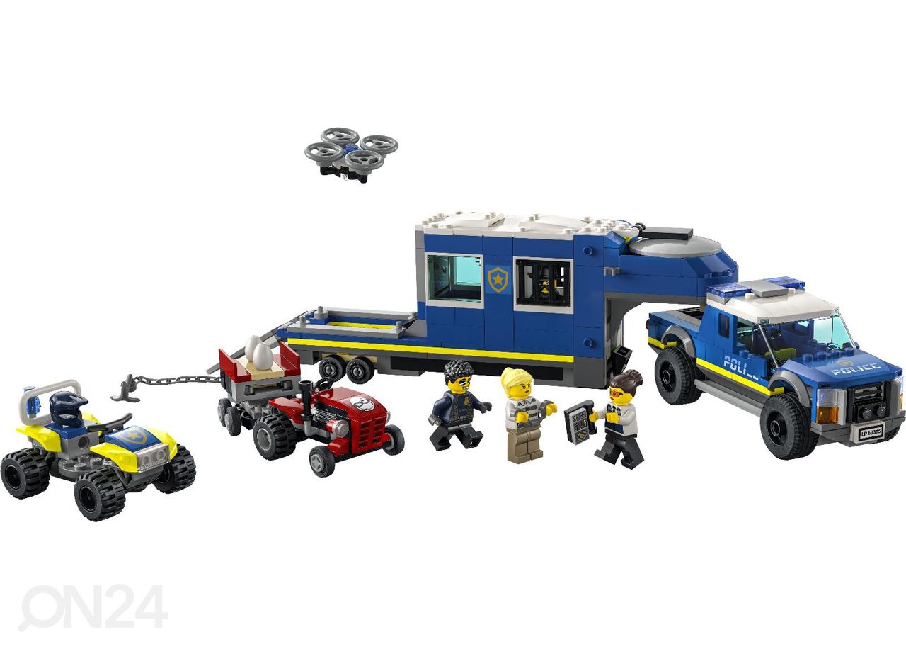 LEGO City Mobiilse politseikomando veok suurendatud
