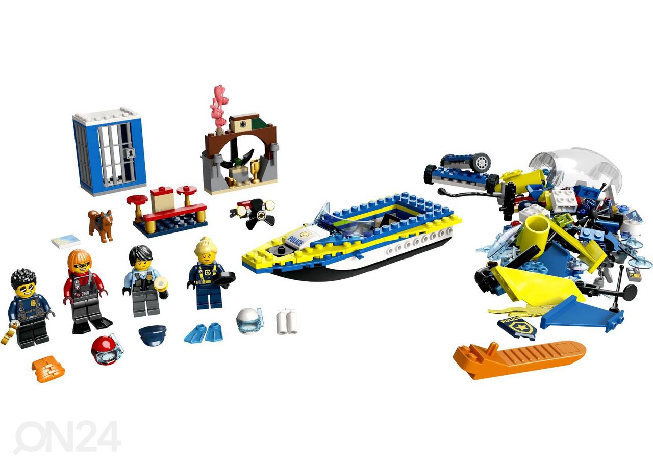 LEGO City Veepolitsei uurimismissioonid suurendatud