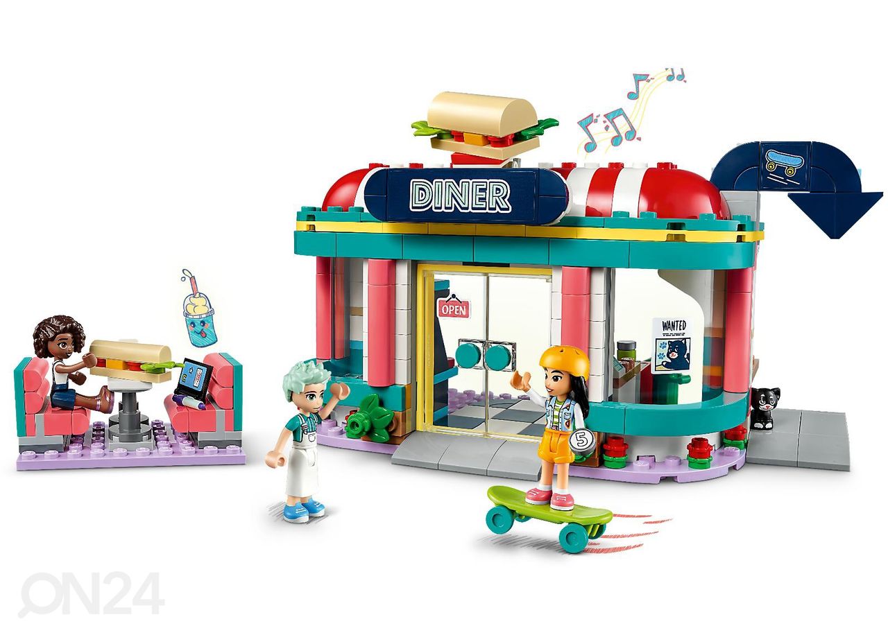LEGO Friends Heartlake’i kesklinna kiirsöögirestoran suurendatud