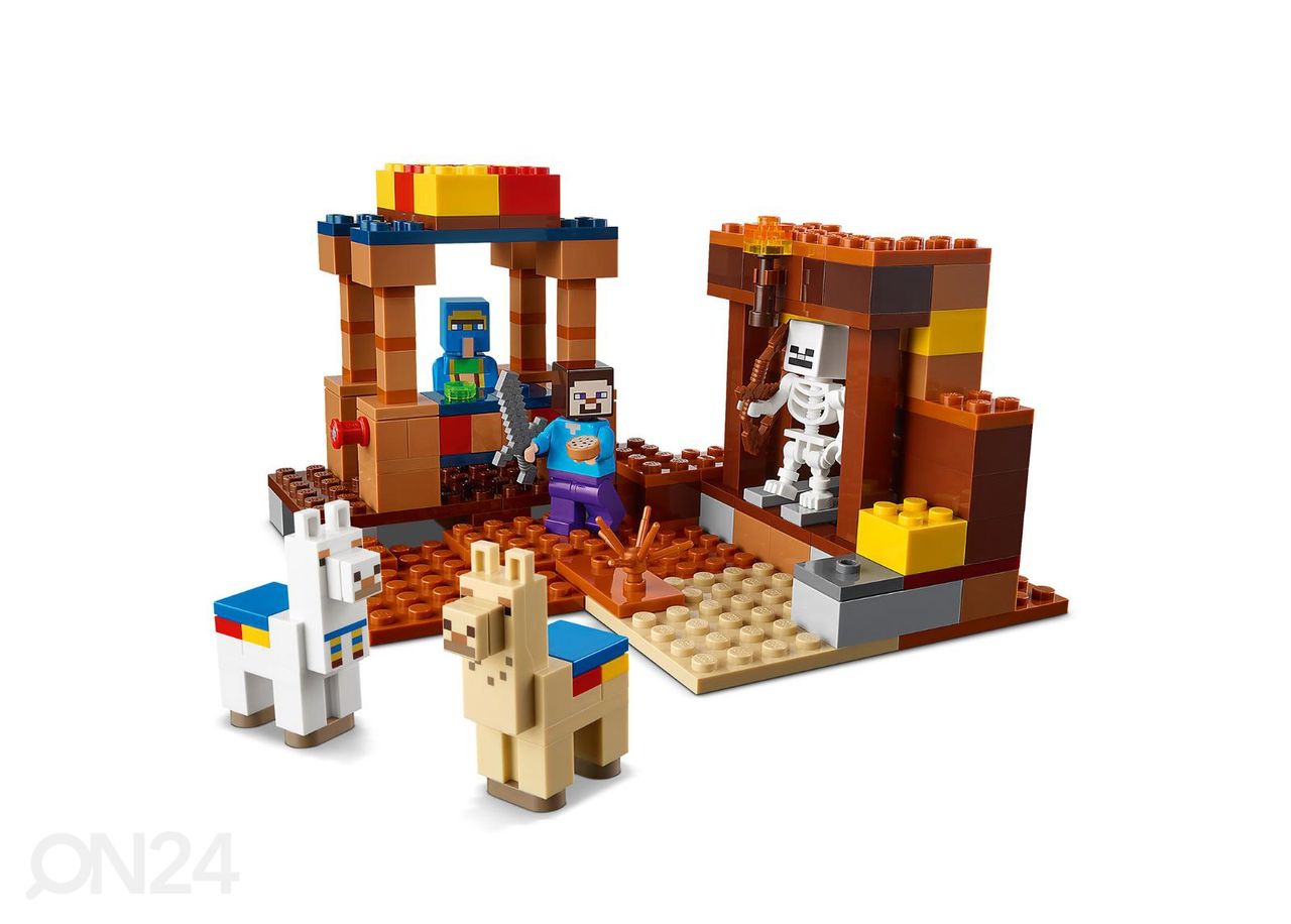 LEGO Minecraft Kauplemiskoht suurendatud