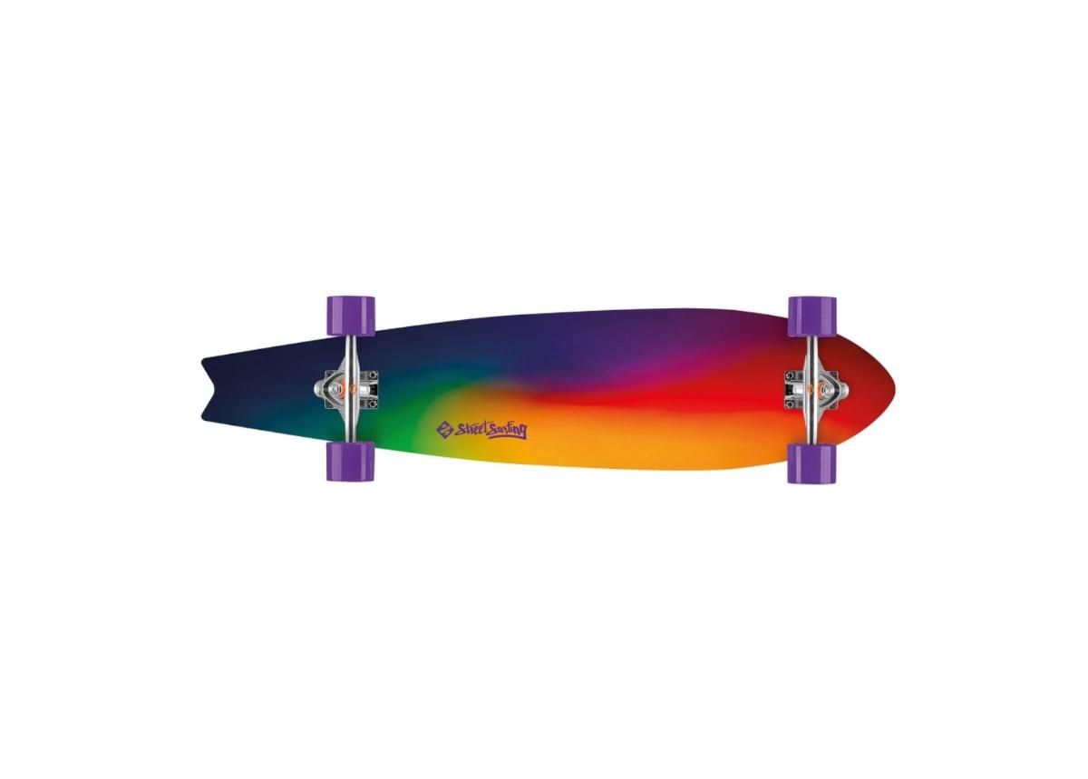 Longboard Street Surfing Fishtail Sunset Blur 42" suurendatud