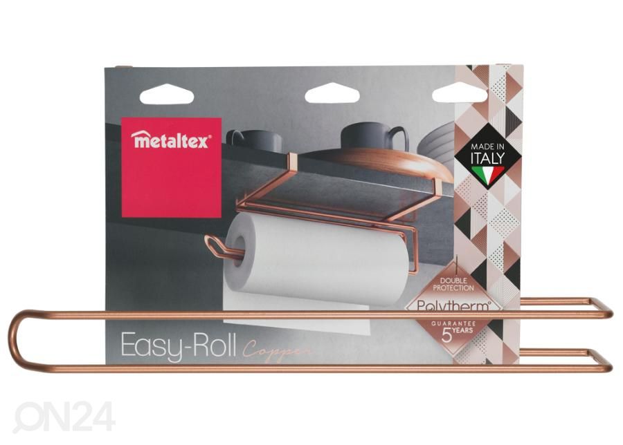 Majapidamispaberi hoidja Easy-Roll, 35x18x10 cm, pronks suurendatud