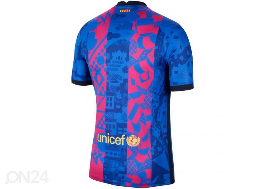 Meeste jalgpallisärk Nike FC Barcelona Mnk Df Stad Jsy SS 3R suurendatud