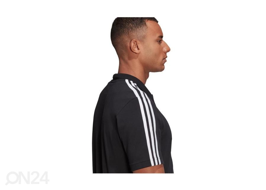 Meeste polosärk Adidas Essentials 3-Stripes Pique suurendatud
