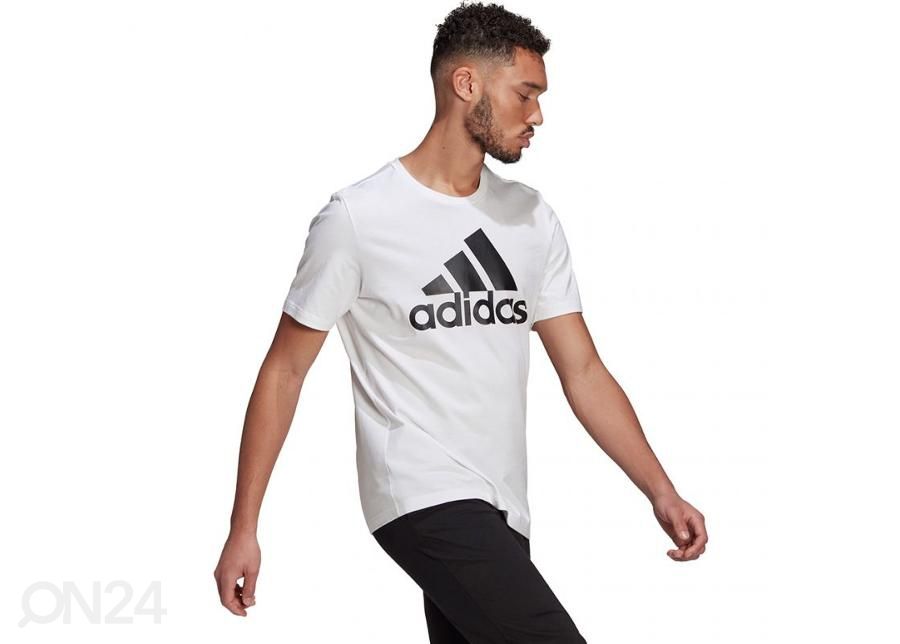 Meeste treeningsärk Adidas Essentials Big Lo suurendatud