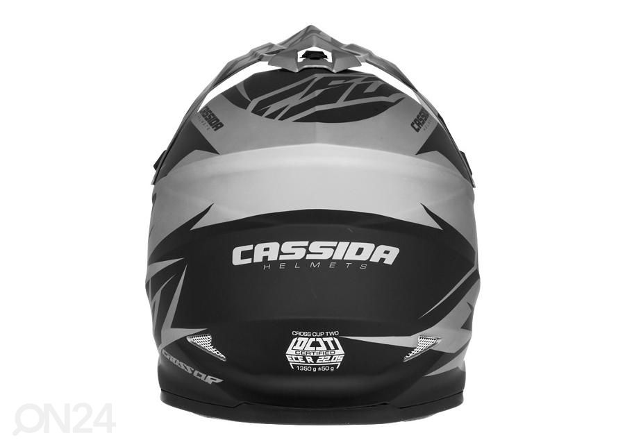 Motokrossi kiiver Cassida Cross Cup Two suurendatud