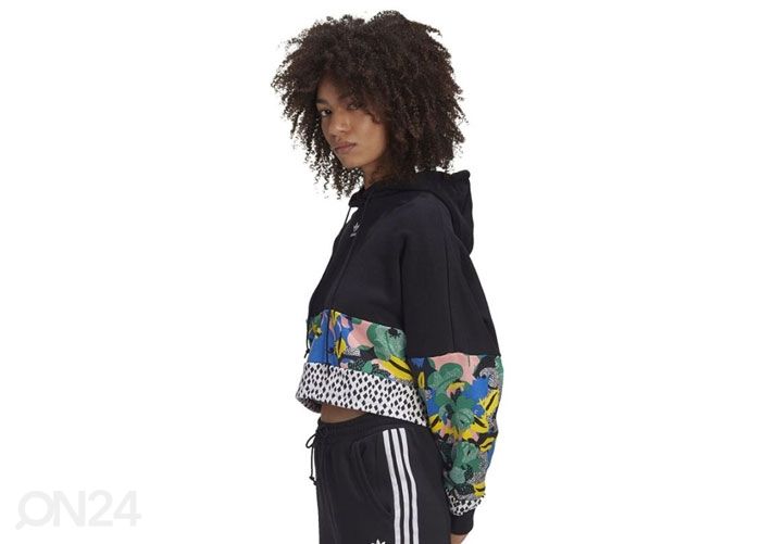 Naiste dressipluus Adidas Originals Cropped Hoodie suurendatud