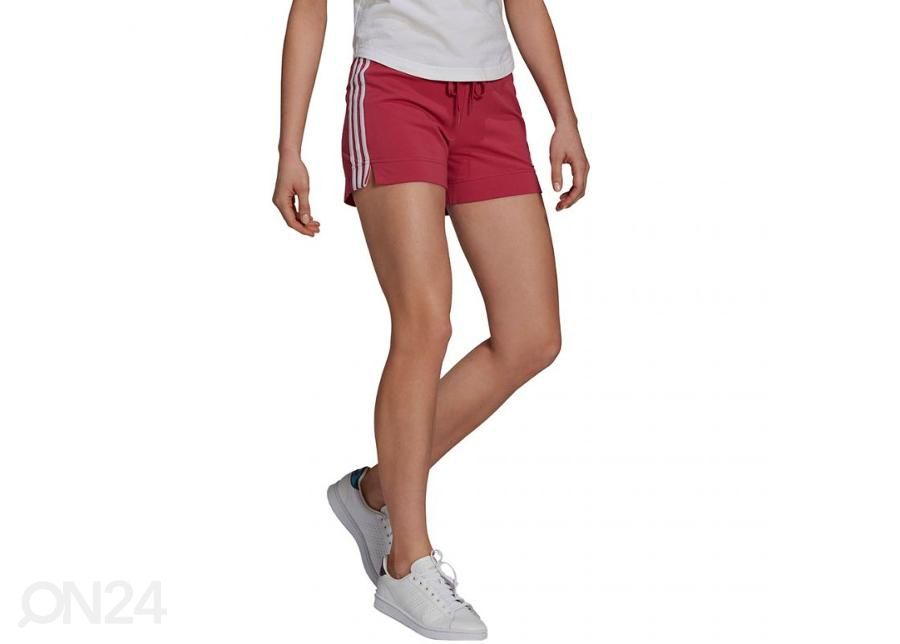 Naiste lühikesed treeningpüksid Adidas Essentials Slim Short suurendatud