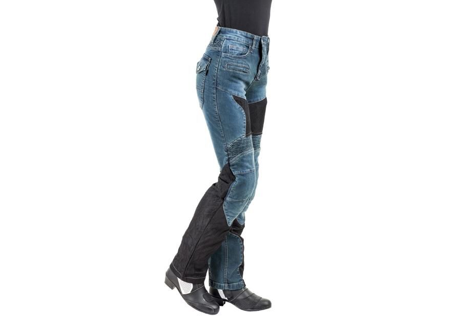Naiste mootorratta teksapüksid W-TEC Bolftyna suurendatud