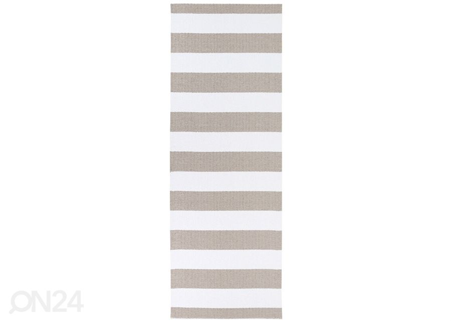 Narma plastikvaip Birkas linen-white 70x350 cm suurendatud