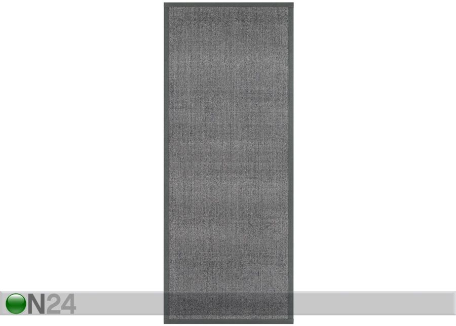 Narma sisalvaip Livos grey 80x200 cm suurendatud