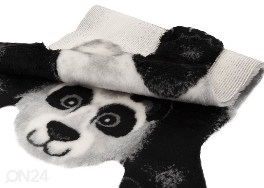 Narma Vegan Fur plüüsvaip KIDS BUDDY 70x110 Panda suurendatud