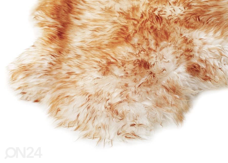 Naturaalne lambanahk British white-brown 60x90 cm suurendatud
